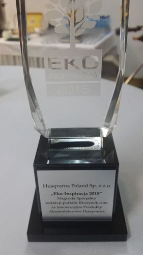 statuetka eko-inspiracja 2015 dla Husqvarna